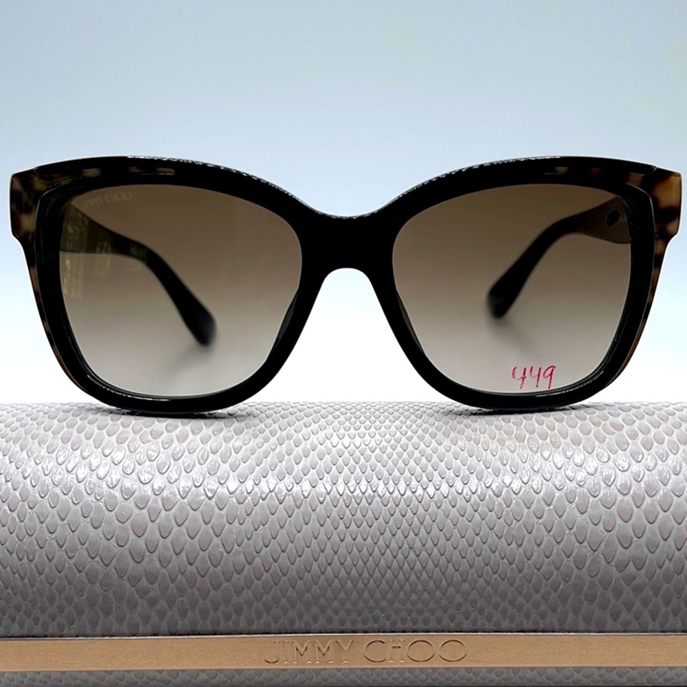NWOT! Jimmy Choo women’s sunglasses. Black and leopard frames.